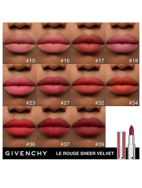 LE ROUGE SHEER VELVET MATTE LIPSTICK 